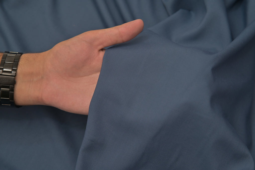 Blue - Wash & Wear | Unstitched Shalwar Kameez