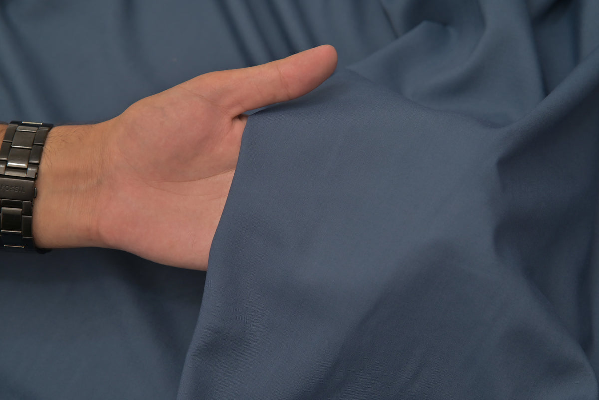 Blue - Wash & Wear | Unstitched Shalwar Kameez